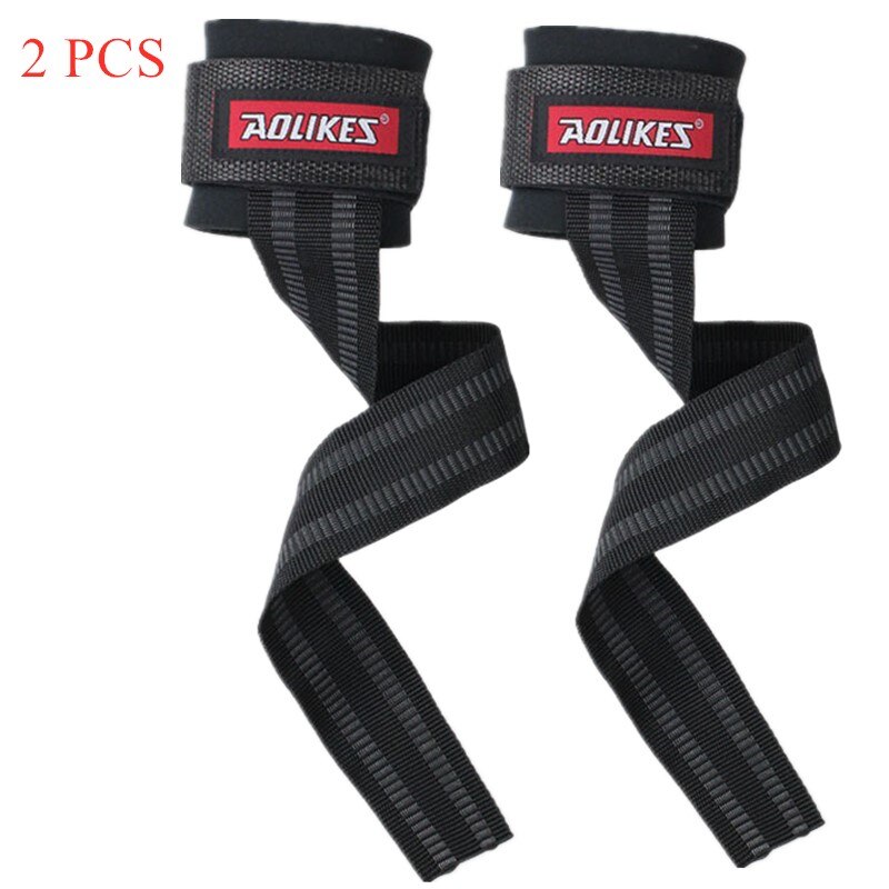 1 coppia Sollevamento Pesi Cintura di anti-scontrino Cinghie di Sollevamento per Il fitness Powerlifting Palestra presa cinghia Supporto per polso Involucri fascia di Protezione: Default Title
