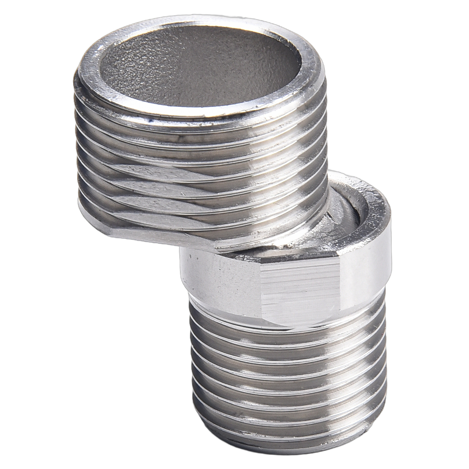 Adaptador de canto excêntrico, torneira ajustável angular, pé curvo, estilo curto ou longo, cozinha e banheiro, 360 graus
