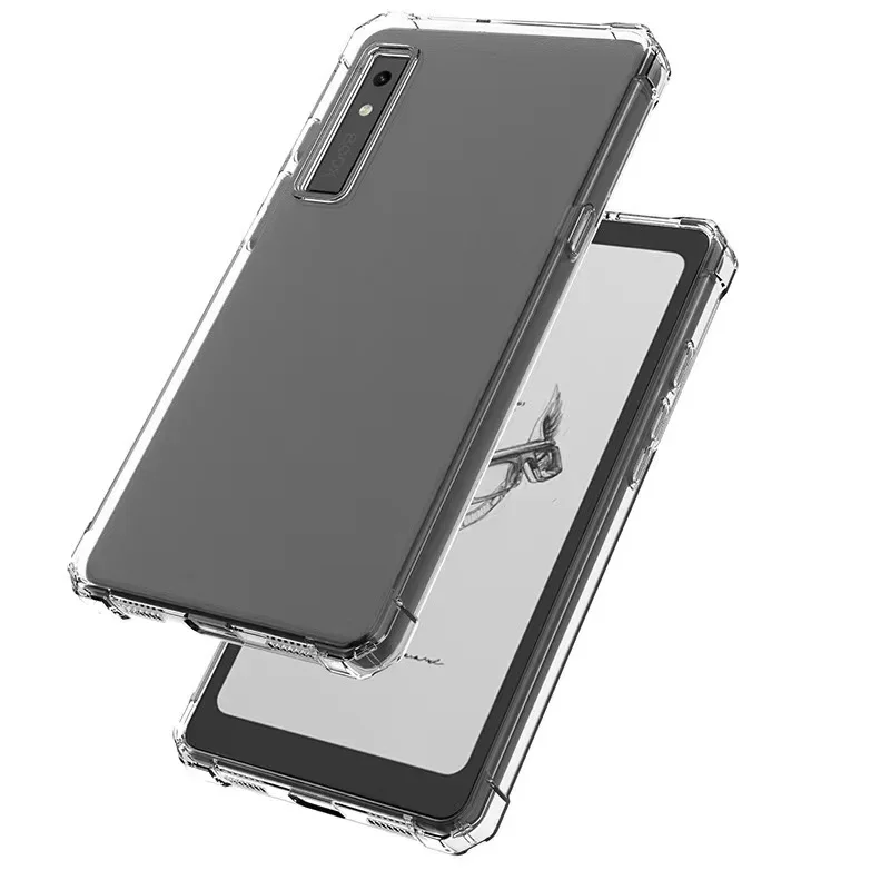 Til funda onyx boox palma 2 6.13 " tpu-deksel kant 3 gjennomsiktig bakdeksel med 4 støtsikre kollisjonsputer
