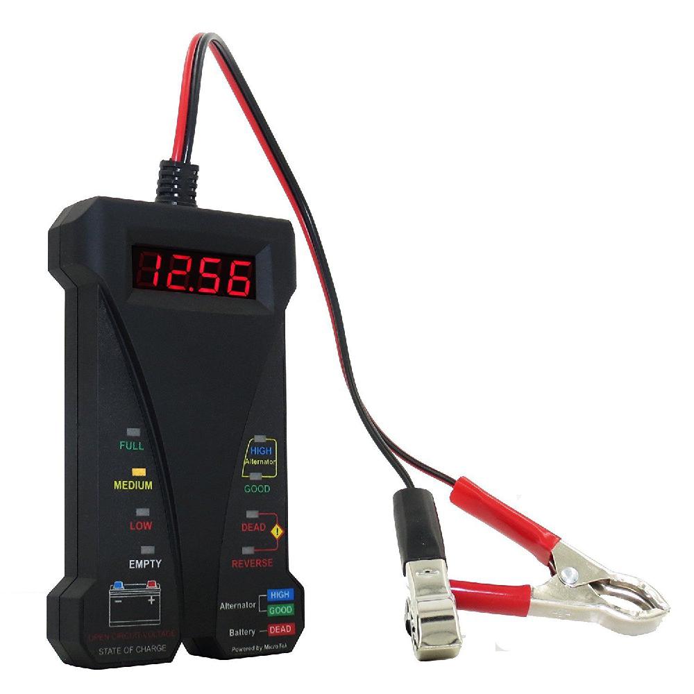 12V LCD Display Digital Battery Tester Voltmeter And Charging System Analyzer