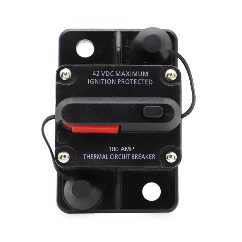 100A 150A 250A AMP Circuit Breaker Fuse Reset 12-48V for DC Car Boat Auto electric motor Waterproof 100 150 250 Amper holds