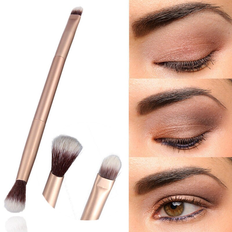 Beauty Makeup Eye Powder Foundation Eyeshadow Blending Double Ended Brush Pen