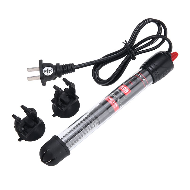 25-300W Aquarium Heater Submersible Tropische Warmte Quartz Aquarium Thermostaat Voor Aquarium Onderdelen