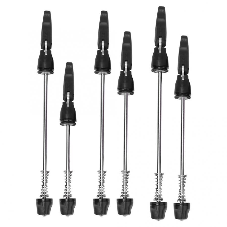 1 Pair Bicycle Skewer Quick Release Bike Front Rear Skewer Bolt Lever Bicycle Wheel Hub 74/100/130/135mm Skewers