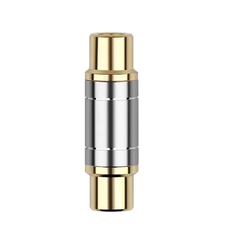 RCA Connector Audio Adapter Female To Female Converter Microphone AV Adapters For Home Amplifier Speaker Consumer Electronics: Bundle 2
