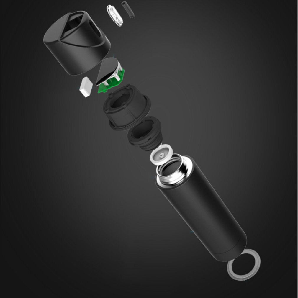 Smart Cup Outdoor Mug LED Screen Temperature Display Buzzer Reminder Drink Cup Cup Student Cup