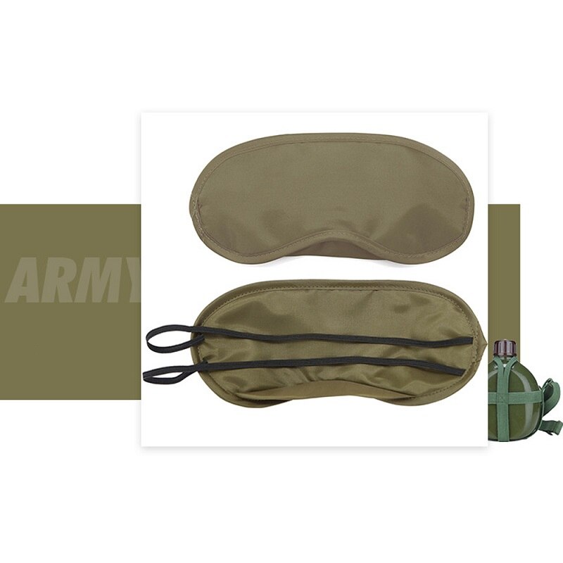 Sleep Mask Soft Smooth Polyester Eyeshade Cover Excellent Blindfold Nap Sleeping Travel Rest Relax Party 8 Colors: Black