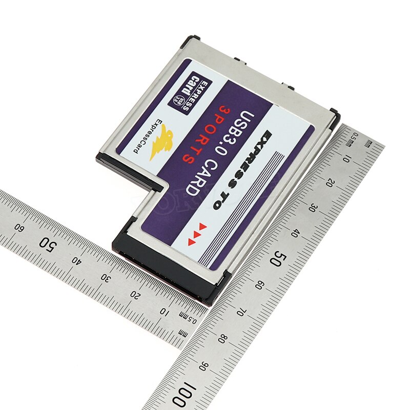 3 Hafen Versteckte Innen USB 3,0 USB 3,0 zu Expresscard äußern Karte 54 54mm Adapter konverter