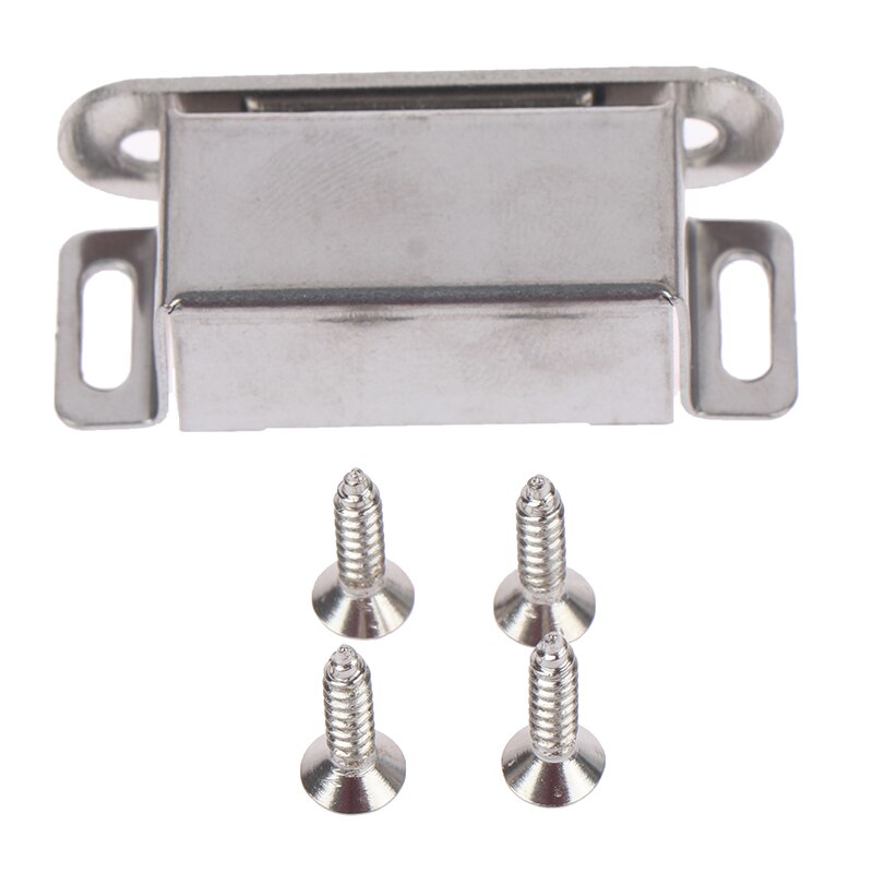 Cierre Magnético Rectangular Acero Inoxidable Plateado 6x11mm - Ekrea