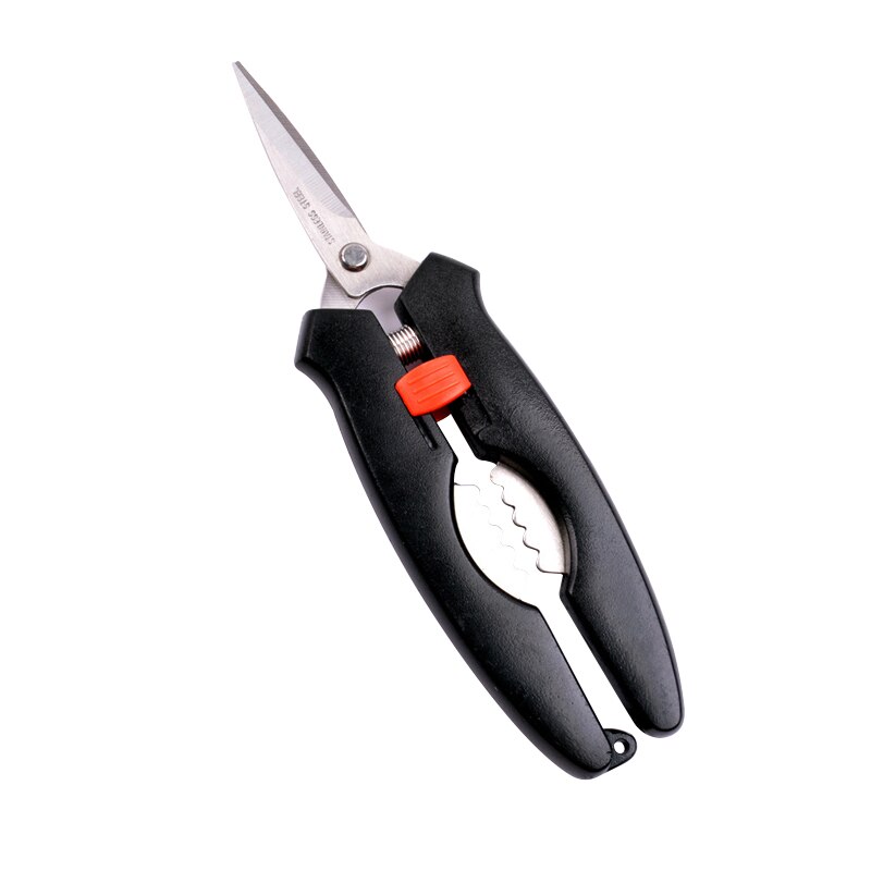 1 stk 18cm sjømatskalere skalldyr hummer krabbe rekeverktøy reke sakseskjær snip skallben cracker kjøkken tilbehør: Default Title