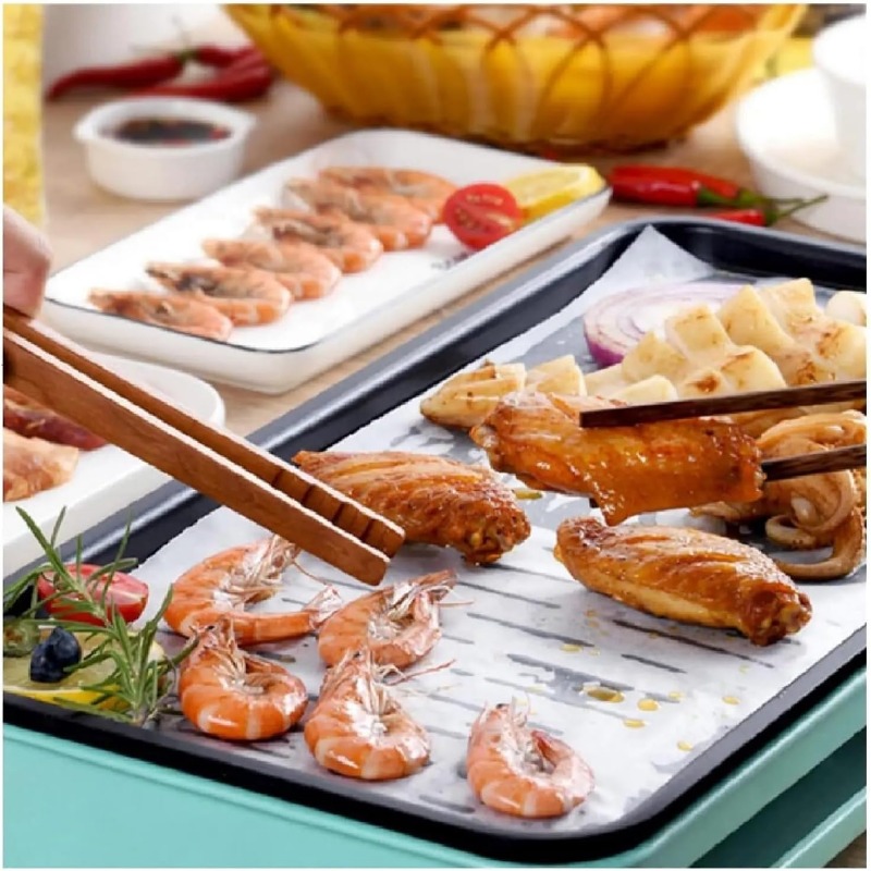 Pack Parchment Paper Roll for Baking Parchment Baking Paper with Serrated Cutter Roll for Cooking Air Fryer Steaming Bread