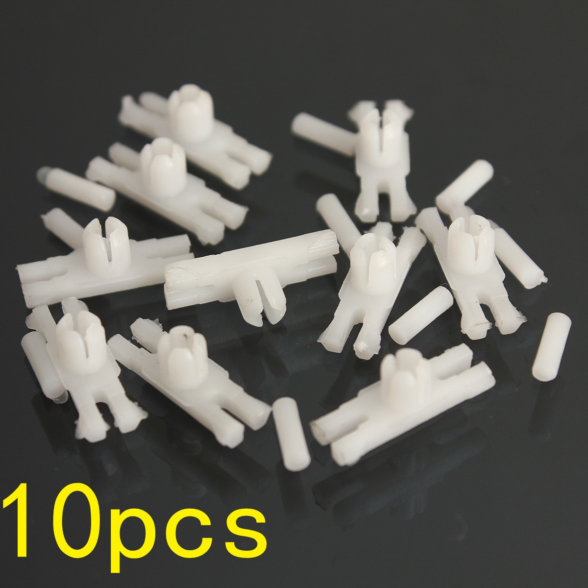 10Pcs Side Door Trim Moulding Strip Auto Fasteners Plastic Clips for VW /GOLF /MK1 /Jetta Old Beetle
