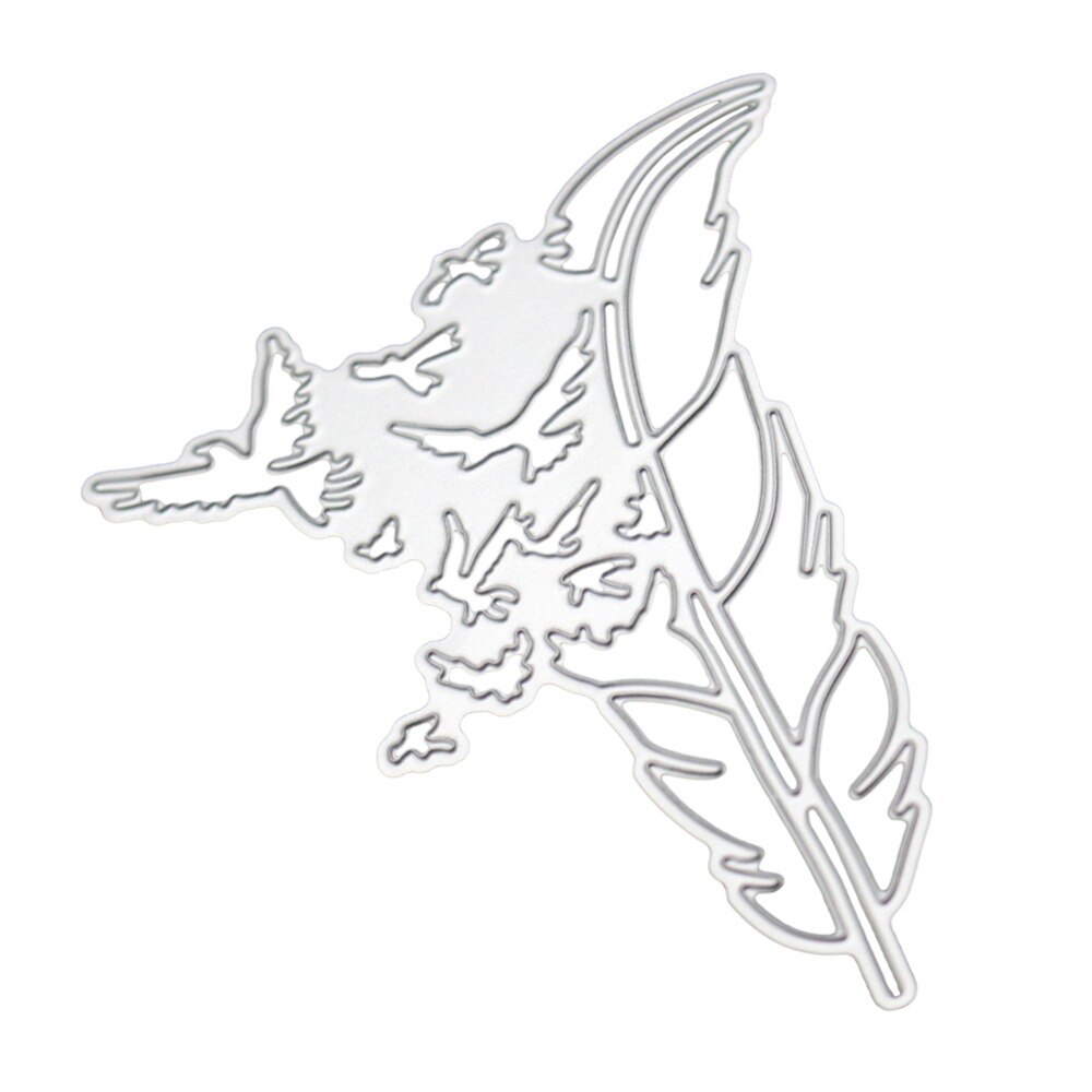 Eagle Feather Metal Cutting Dies Stencil For DIY Scrapbooking Card Making Embossing Craft Animals Stamps And Dies
