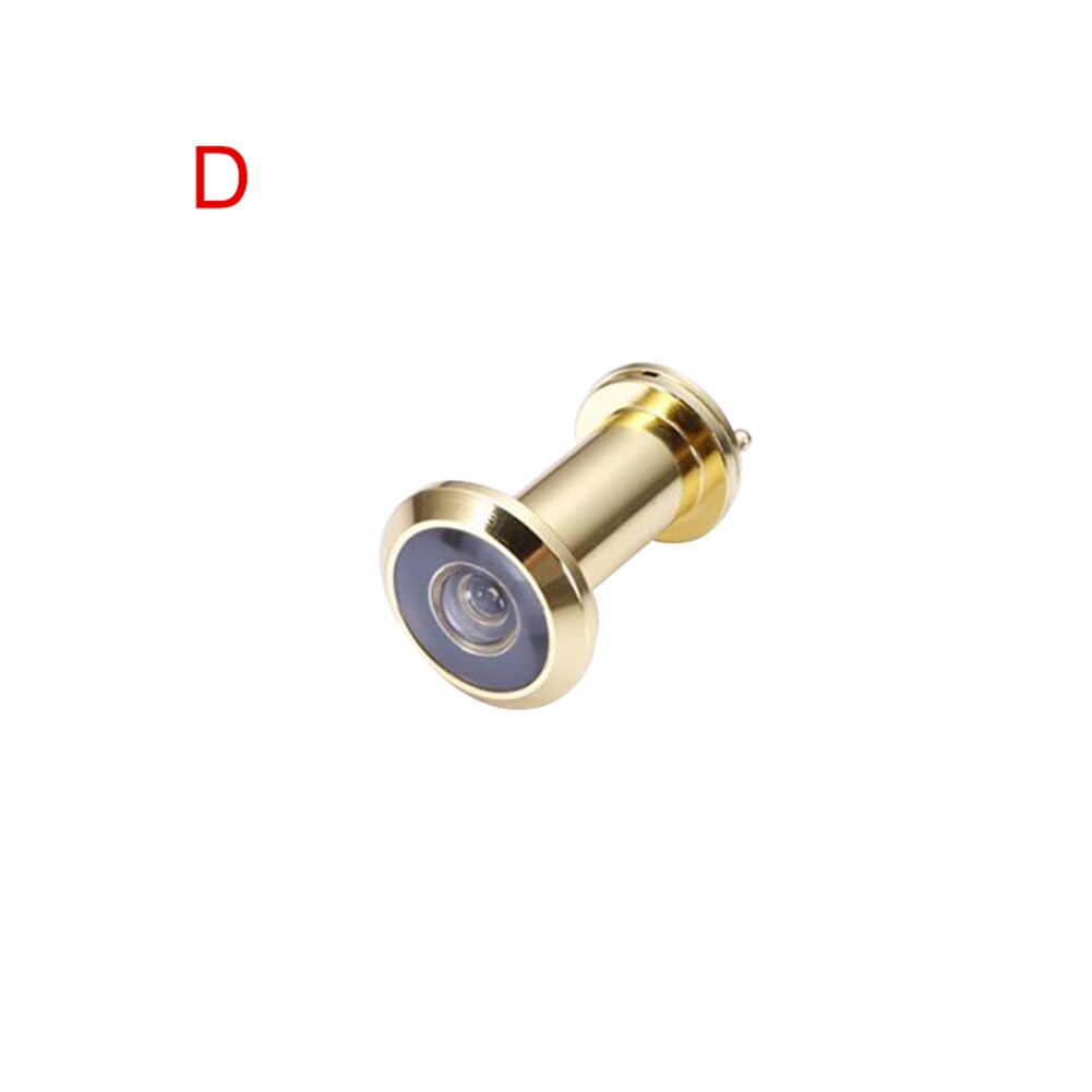 200 Graden Deur Viewer Met Privacy Cover Home Security Zinklegering Eye Kijkgaatje Voor 36-58Mm Deuren: Goud