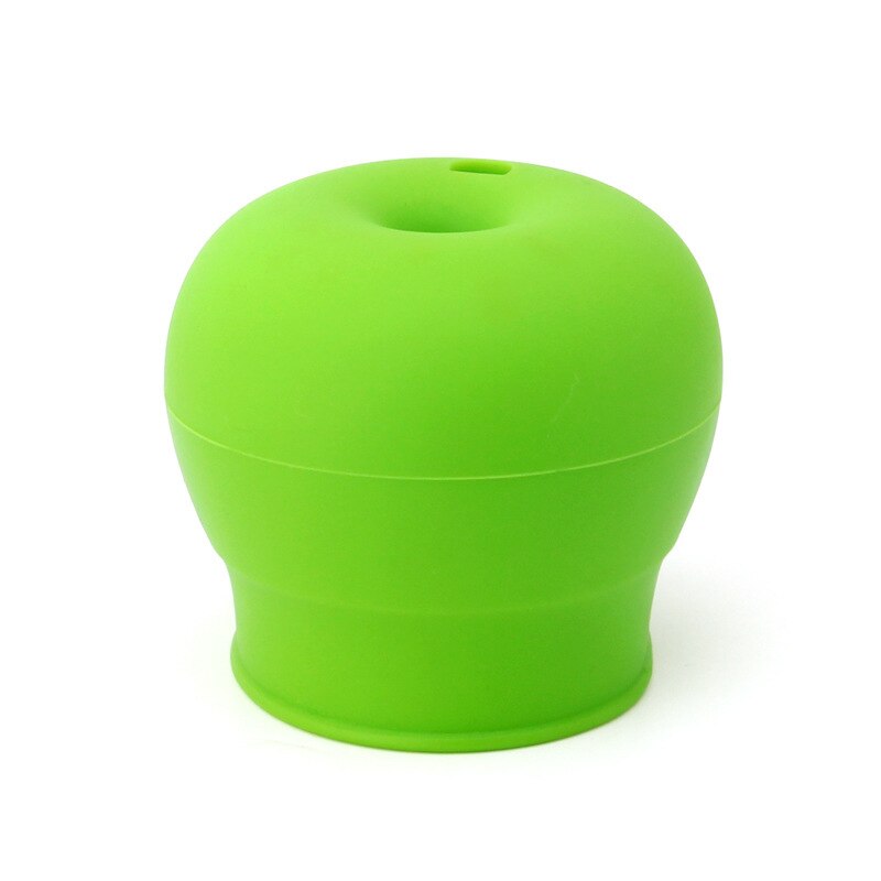 Siliconen Sippy Cup Deksels Stro Spill-Proof Cup Cover voor Water Fles Mason Jar Baby Peuter: green