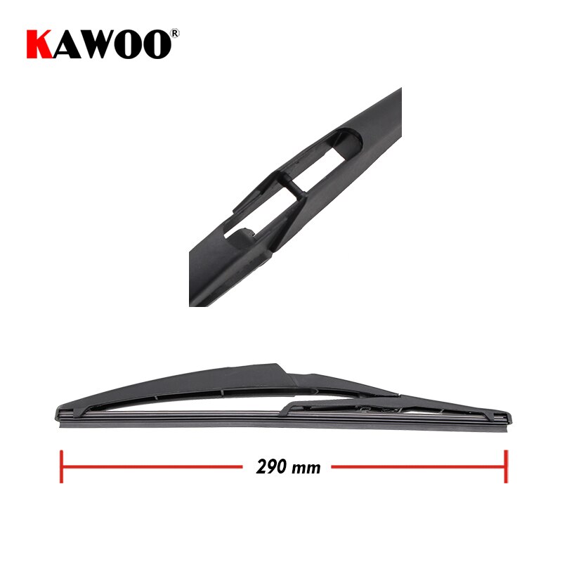 KAWOO Car Rear Wiper Blade Blades Back Window Wipers Arm For Dacia Sandero MK2 Hatchback -) 290mm Car Accessories Styling