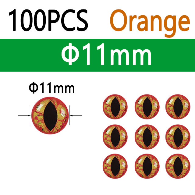 Bimoo, 100 Uds., ojos de pez epoxi 3D holográficos, ojos de dragón para Streamer, plantillas para moscas de agua salada, cebos, fabricación de señuelos de pesca de 3mm ~ 12mm: plum