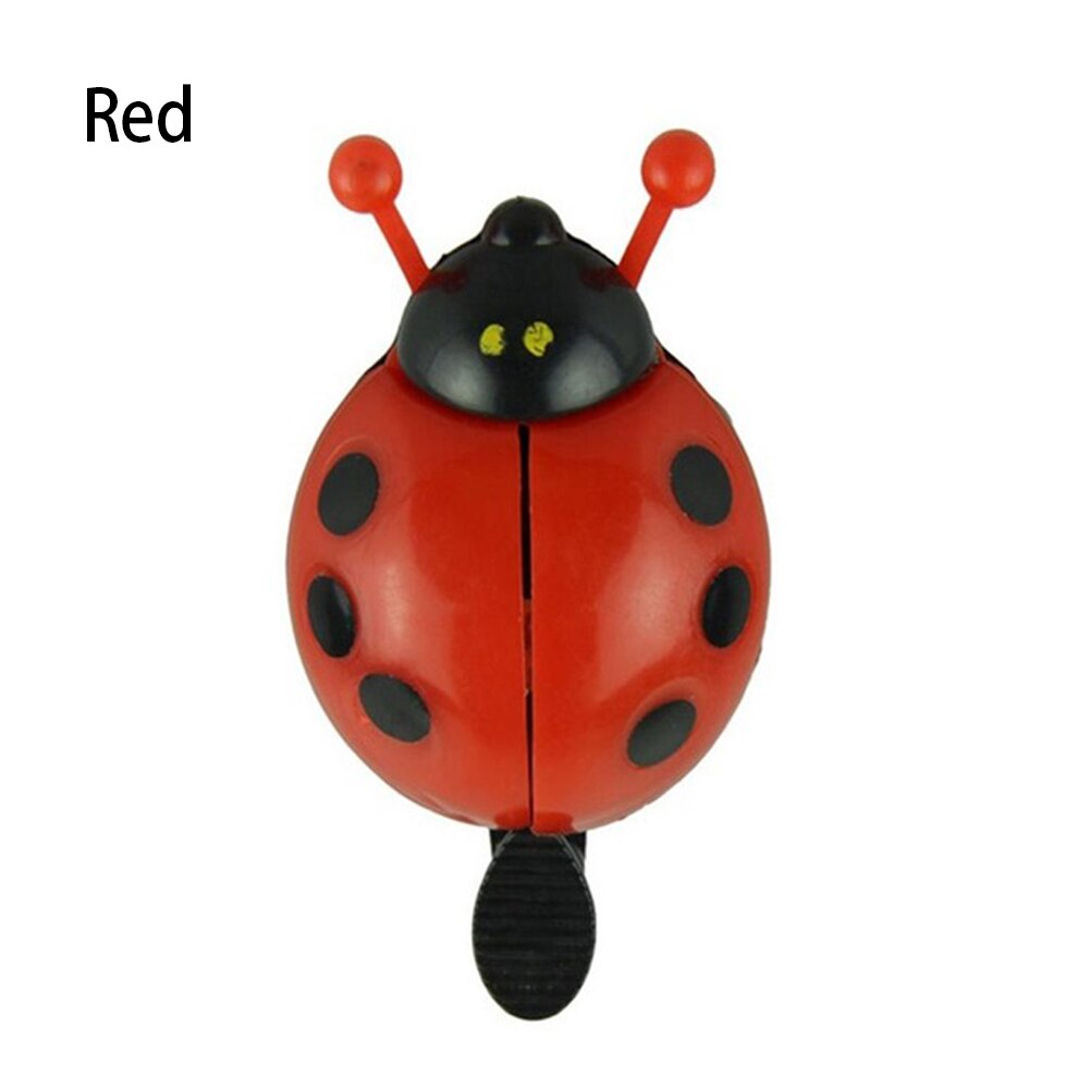 Fiets lieveheersbeestje bel mountainbike leuke bel fiets decoratie bel fiets geluid helder scherpe accessoires: Rood
