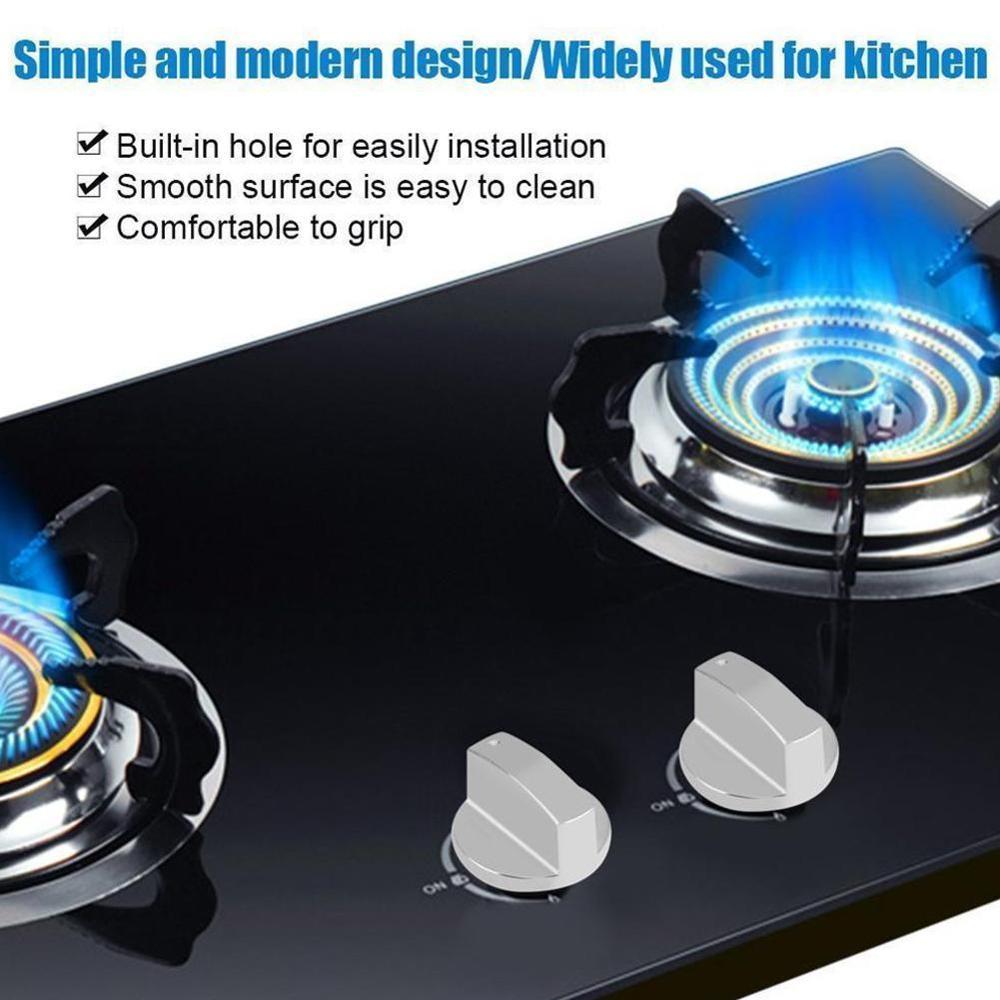 1Pc 8mm Universal Metal Rotary Switch Control Knobs For Kitchen Gas Cooker Stove Cooktop Accessory Oven Replacement H7A0