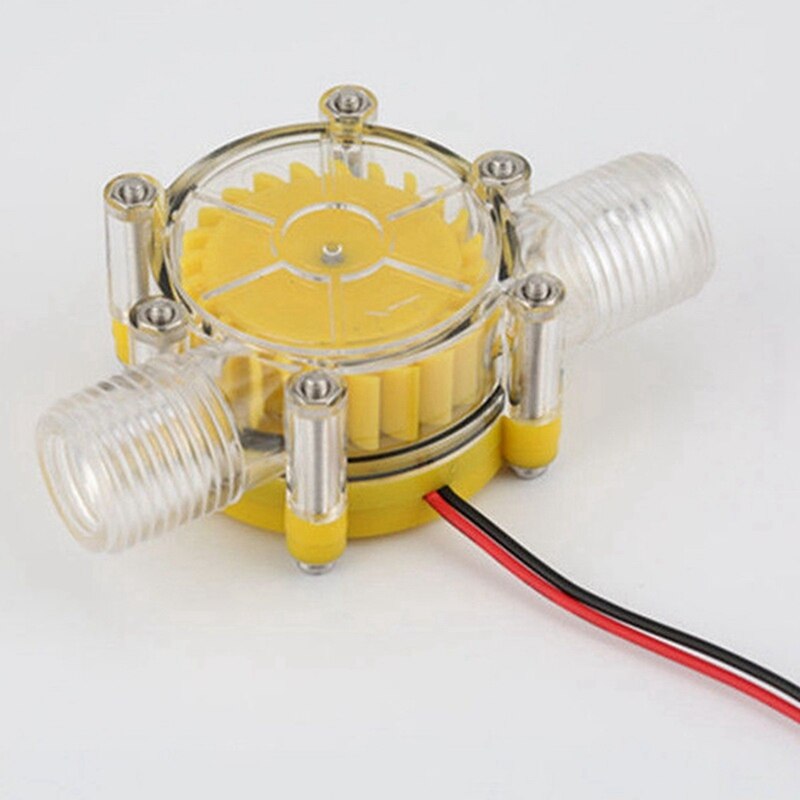 2X 10W Water Flow Pump Mini Hydro Generator Turbine Flow Hydraulic Conversion 12V