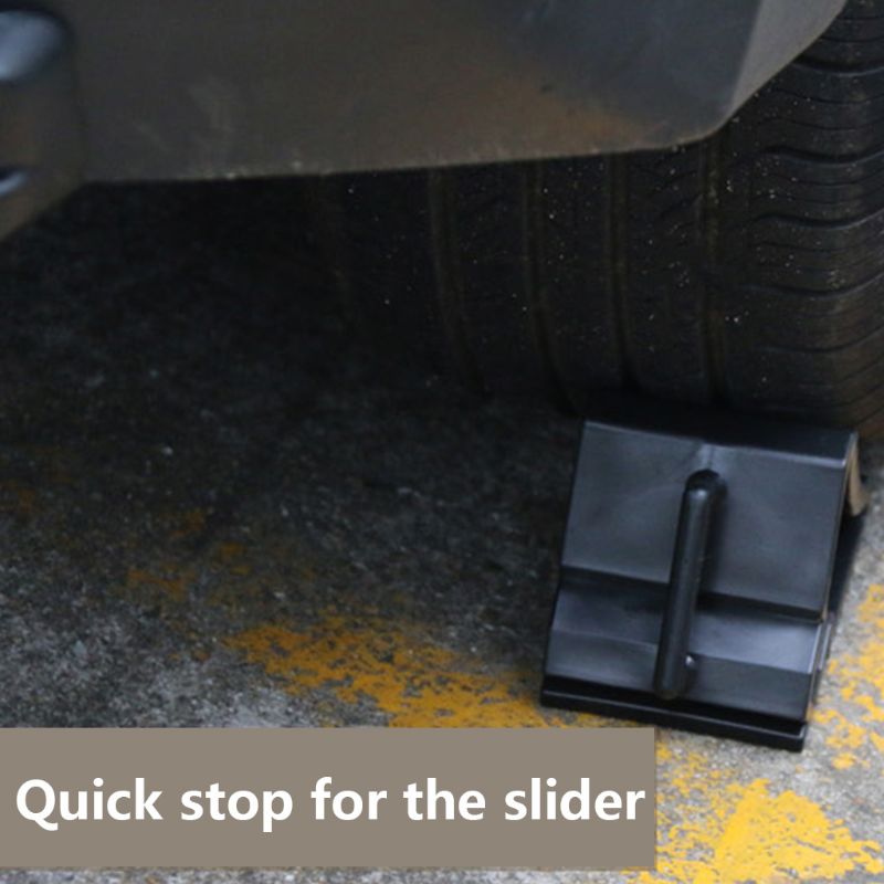 2 stuks Antislip Voertuig Auto Vrachtwagen Wiel Band Chock Stop Blok Zwart