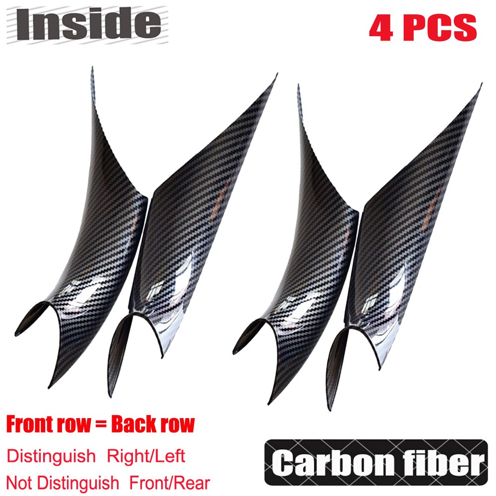 Auto Snap-In Interieur Deurklink Beschermen Trim Pull Carbon Textuur Voor Bmw 3 4 Serie F30 F31 f32 F33 F34 F35 F80 F82 -19