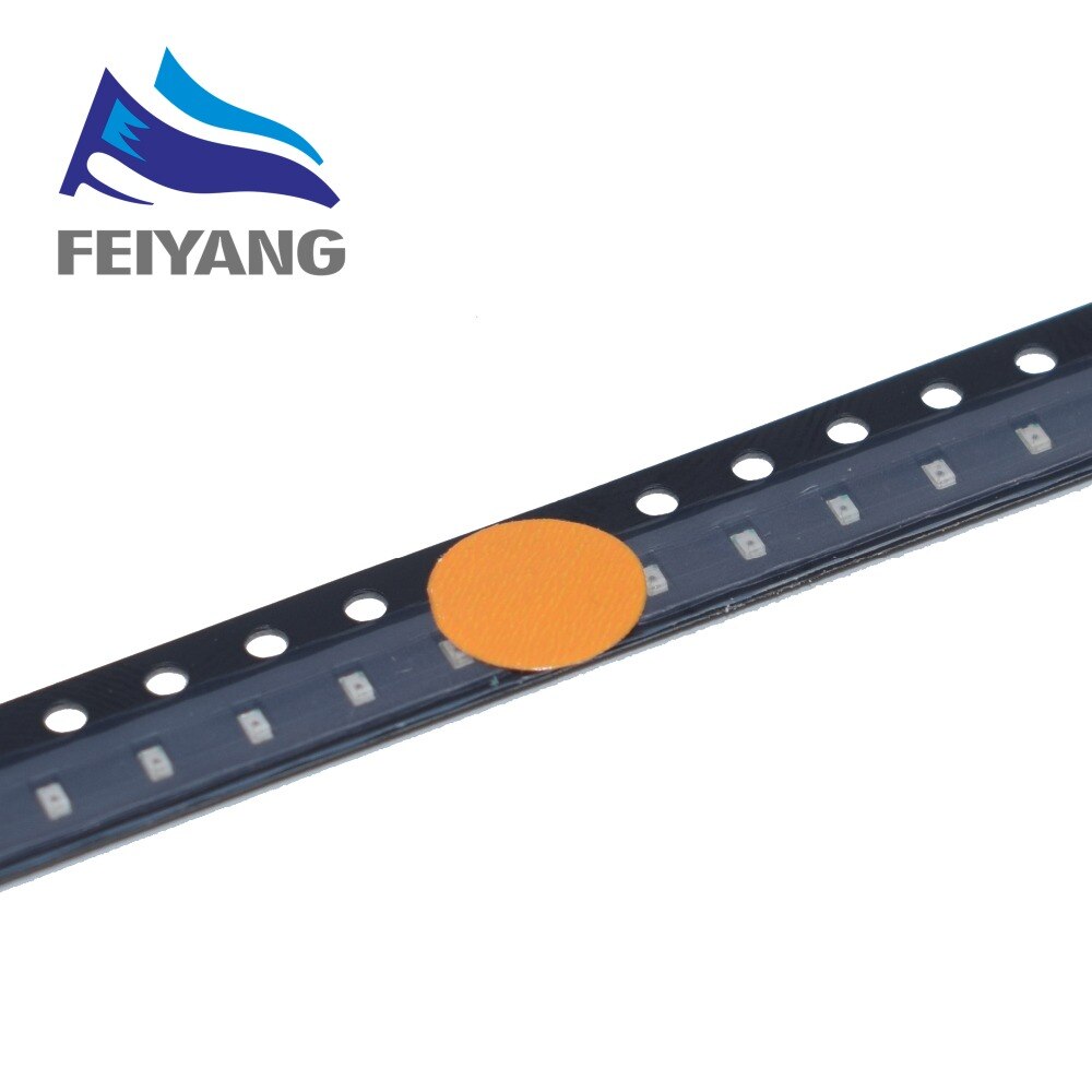 100pcs SAMIORE ROBOT 0805 SMD Orange Amber 600-610nm SMT LED Light led Diode 2.0*1.2*0.8mm 2v