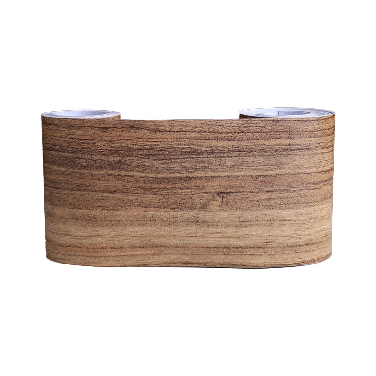 Wood Grain Door Frame Wrapping Edge Stickers Self-adhesive Renovation Furniture Holes Cover Wooden Door Cover Floor Stickers 5M: light yellow