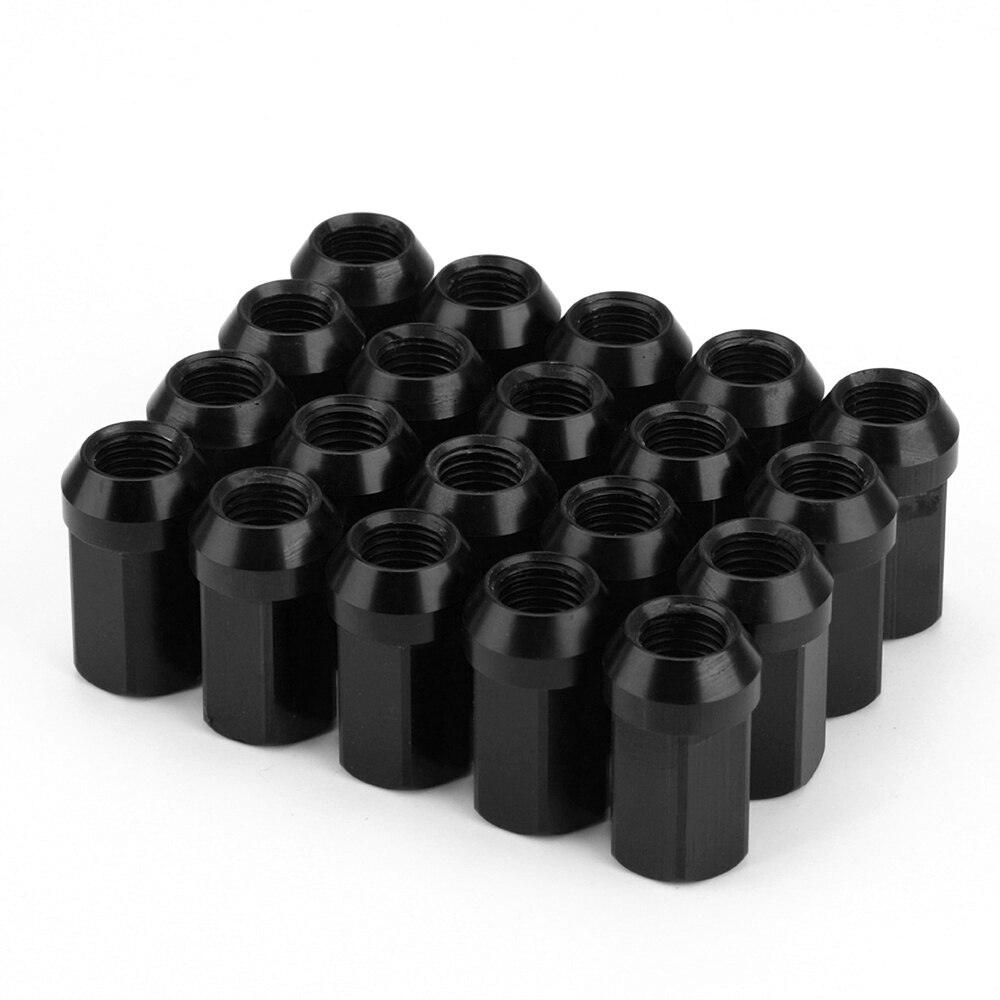 M12x1.25 Car Wheel Lug Nuts 17mm Hex 33mm Extended Tuner Bolt