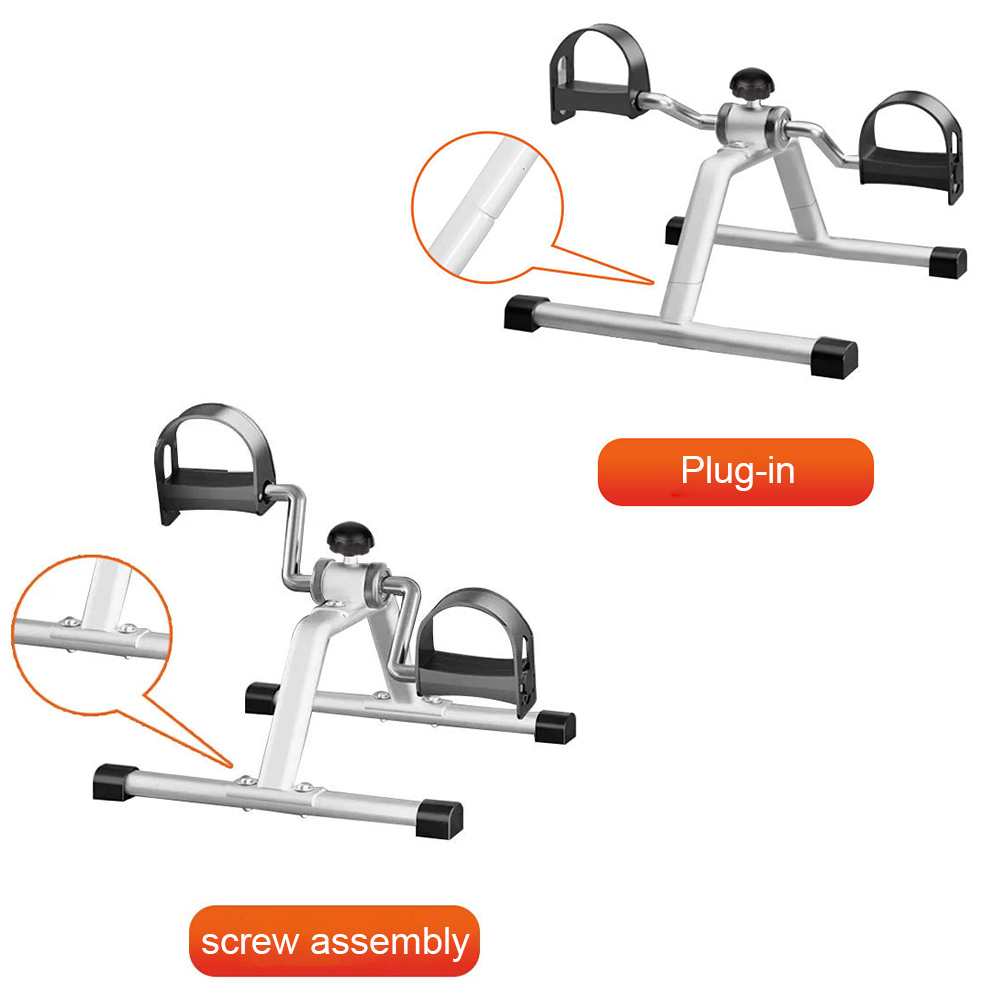 Ejercitador de Pedal portátil debajo del escritorio ejercitador de Pedal de bicicleta resistencia ajustable Mini entrenador de bicicleta antideslizante para ejercicio en casa