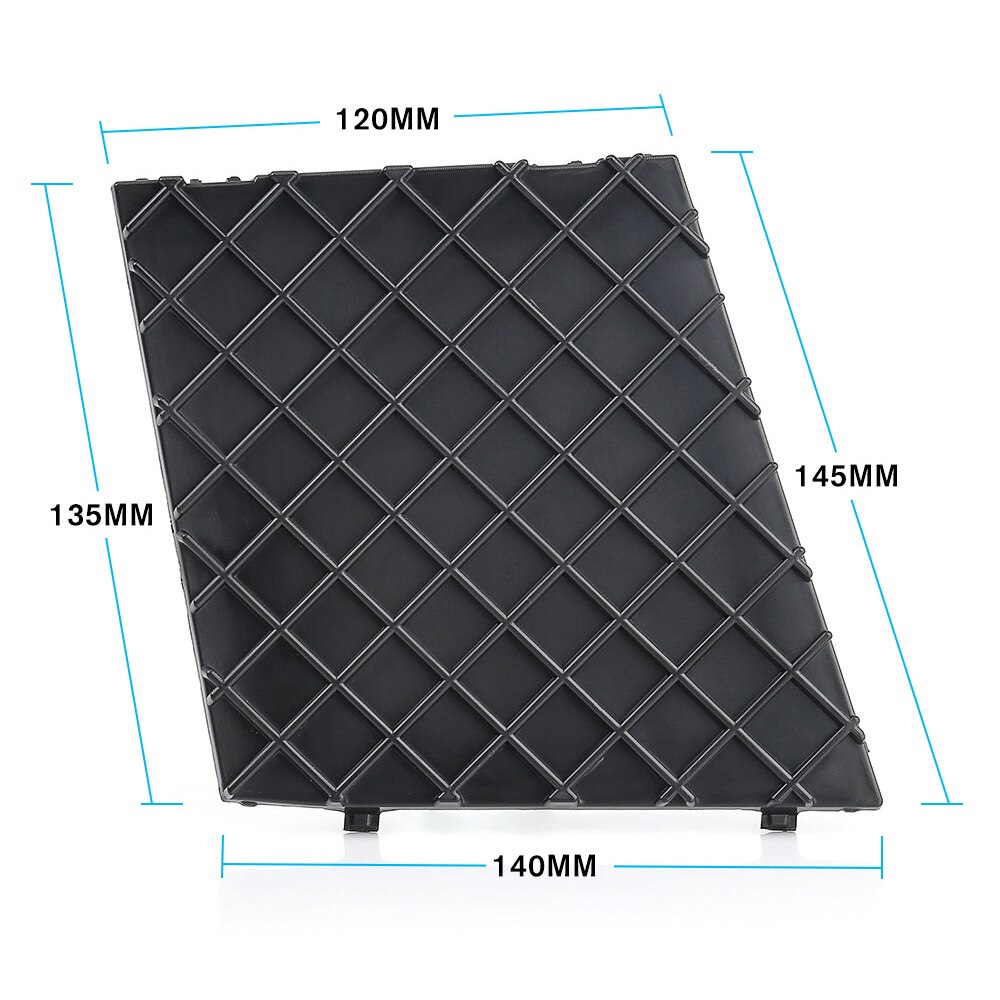 Black Front Bumper Lower Mesh Grill Trim Cover Pair Left Right For BMW E60 E61 M Exterior Car Accessories Replacement Parts