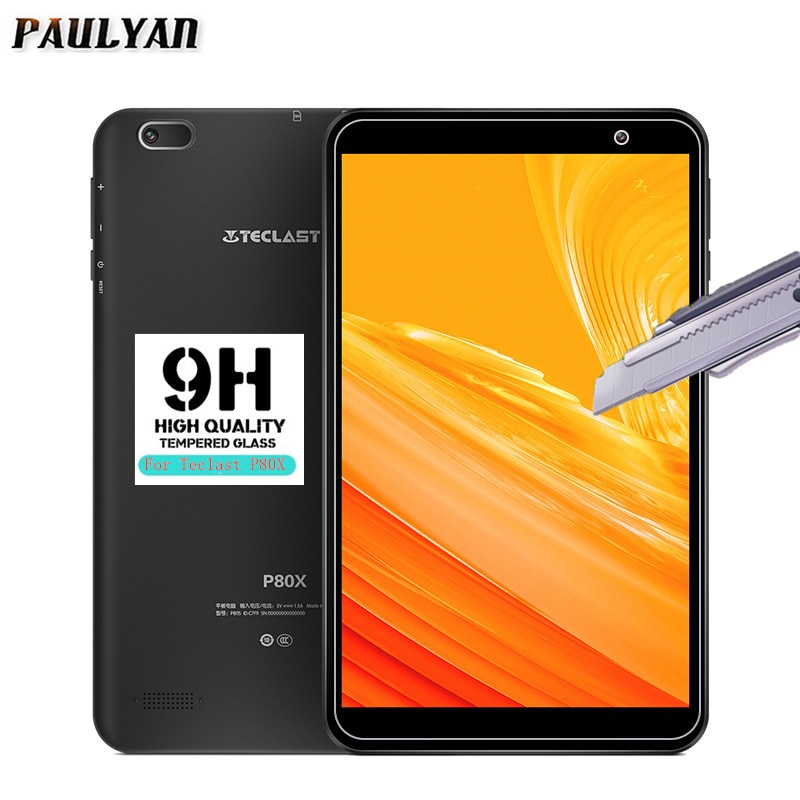 Teclast-Película protectora para tableta P80 Pro P80X GX6250, 8 pulgadas, HD, 9H, Protector de pantalla de vidrio templado