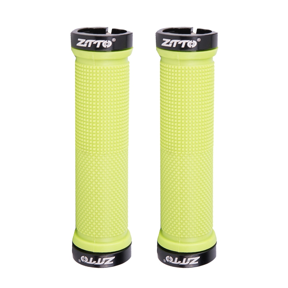 ZTTO 1Pair Cycling Lockable Handle Grip Anti Slip Grips For MTB Folding Bike Handlebar Bicycle Parts AG-16 Alloy + Rubber
