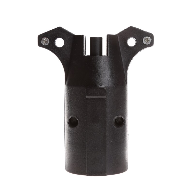 7 Way Round to 4 Pin Flat Blade Trailer Connector Plug Light Adapter RV Boat