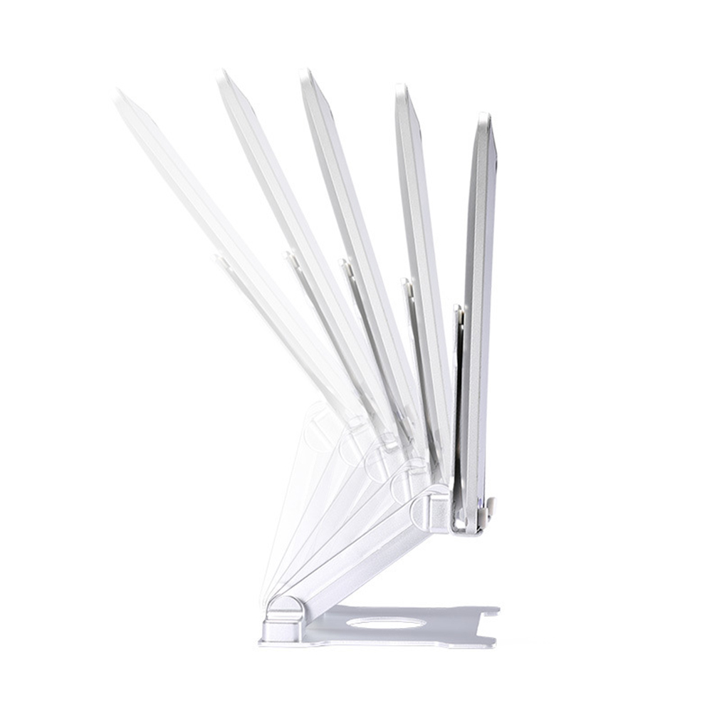 Foldable Tablet Stand Desktop Holder Height Adjustable Aluminum Alloy Laptop Cooling Stand for iPad Surface Pro 7-13 inch