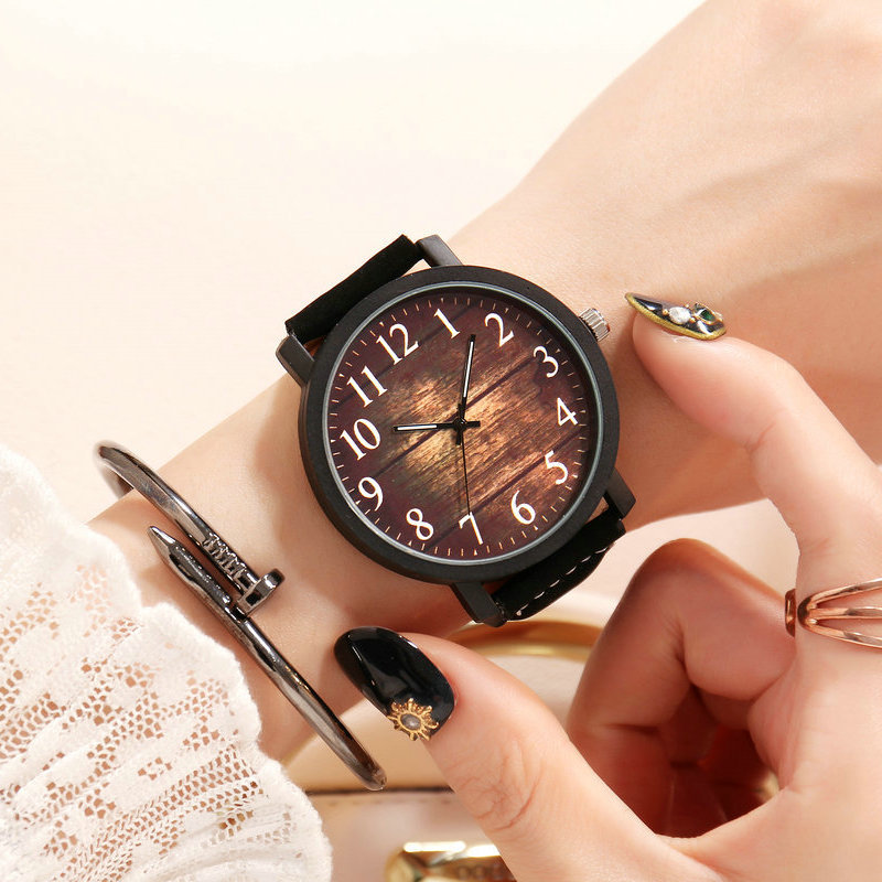 Armbandsur damklocka dam quartz armbandsur för kvinna stor urtavla kvinnlig timmar hodinky montre femme par