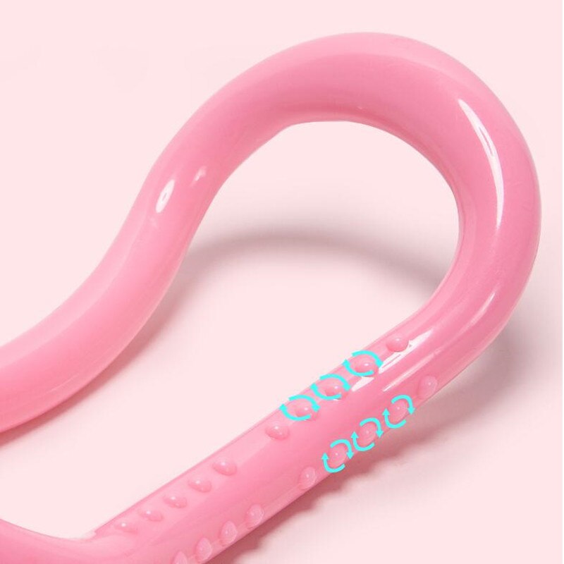 2 stykker yoga pilates ring smuk tynd ryg åben skulder fitness udstyr yoga stretch ring