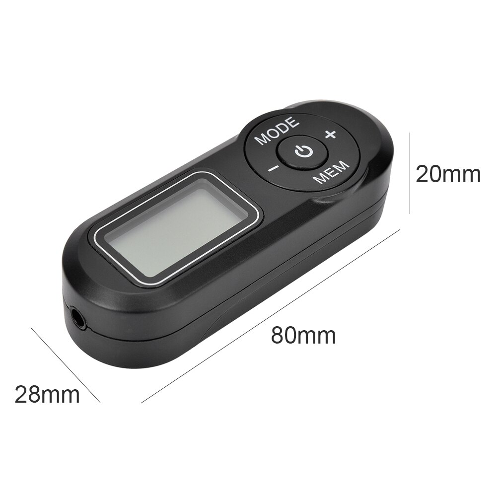 Pocket Mini Radio LCD Digital Display Retro Rechargeable FM Player Receiver for Outdoor Walking Portable Audio &amp; Video