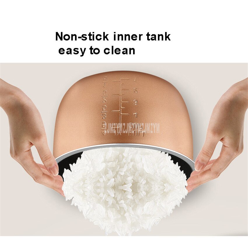 2L Mini Intelligent Electric Rice Cooker Non-stick Inner Tank Household Multifunctional Soup Congee Rice Cooking Machine Y-MFB10