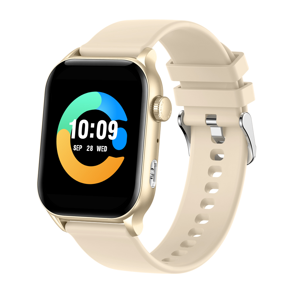 Reloj inteligente COLMI P78 AMOLED con pantalla de 1,95 pulgadas con linterna y llamadas de voz más de 100 modos deportivos Monitor de salud reloj inteligente para hombres y mujeres: Oro