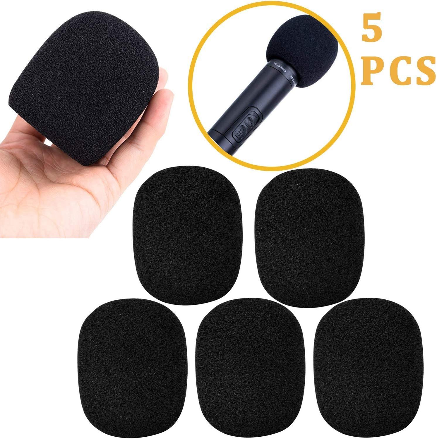 Kephe Microfoon Cover Microfoon Voorruit Foam 5 Pack Foam Mic Cover Handheld Microfoon Voorruit (5 Pack)