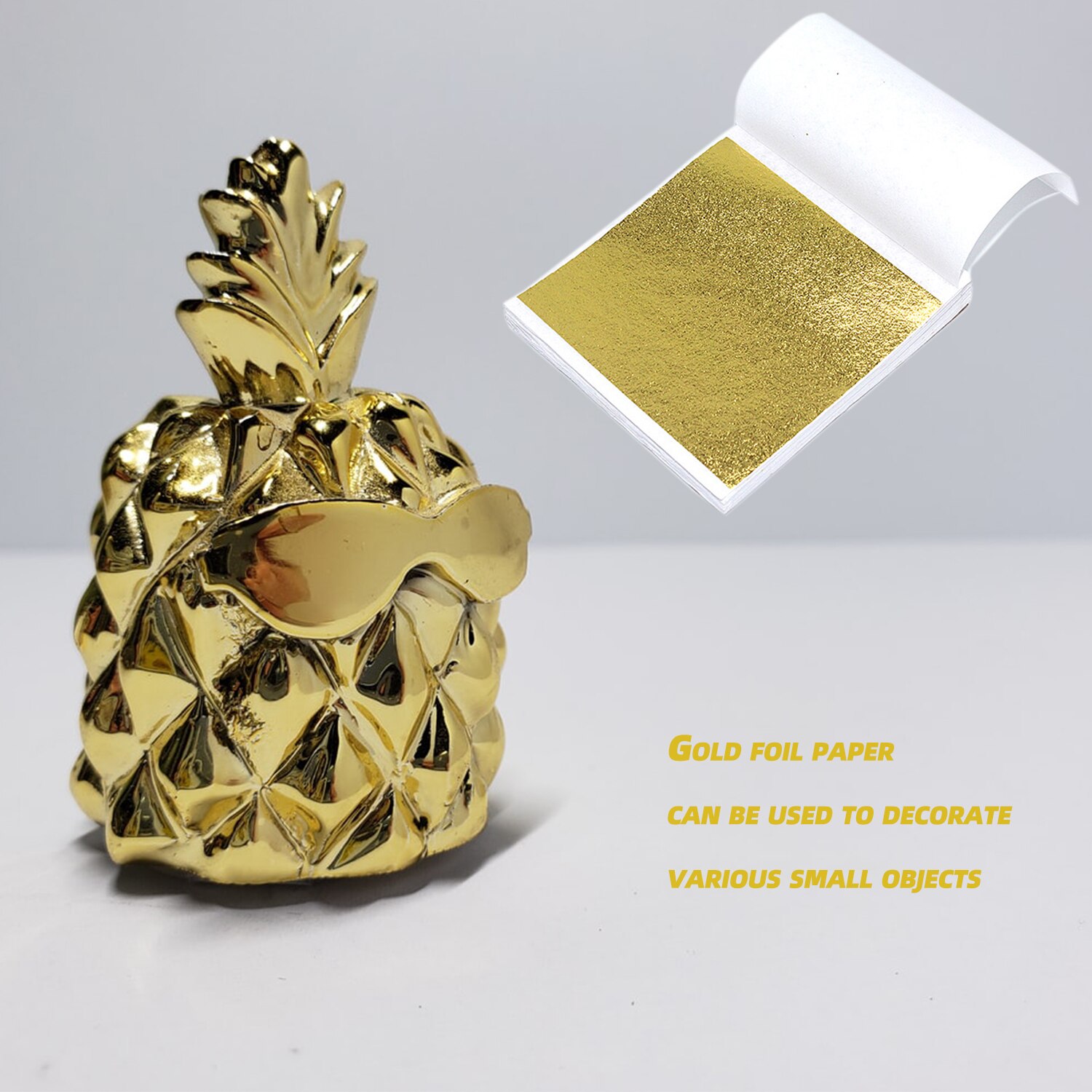 10 Stck Gold Folie Papier DIY Nagel Gold Blatt Blätter Malerei Gold Blatt Papier Harz Dekoration Gold-überzogene Möbel Gold Folie