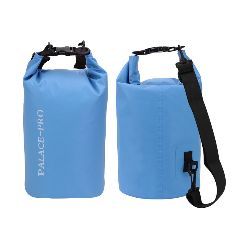 Bolsa seca impermeable para actividades al aire libre de 10/20L, bolsa de almacenamiento para pesca TUP, mochila flotante para senderismo y Rafting, Unisex: Blue / 20L