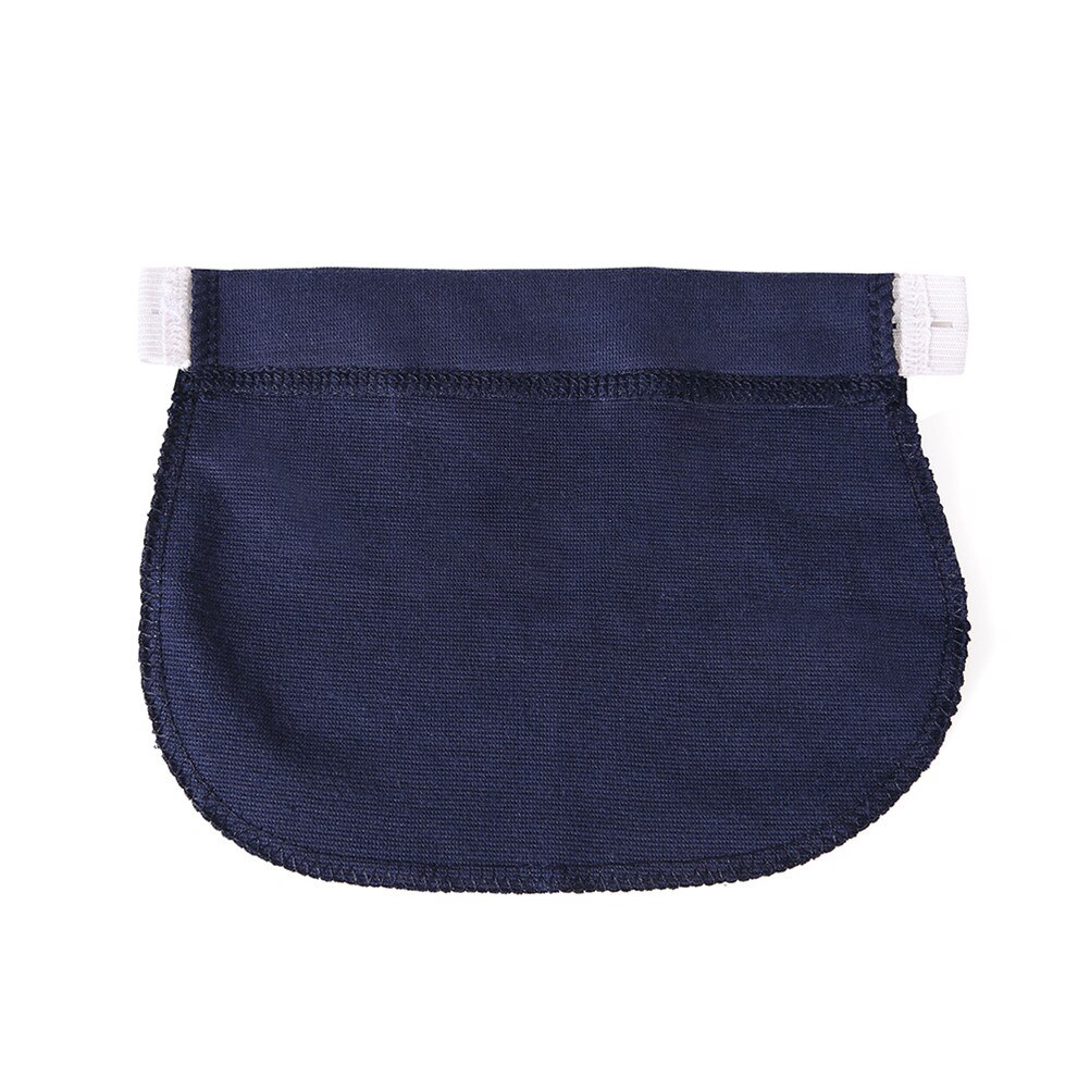 1/3 pièces maternité grossesse ceinture ceinture élastique taille Extender taille Extender pantalon noir/bleu marine/kaki: blue