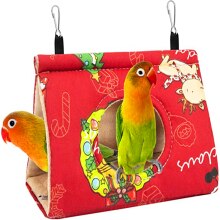 Vogelkooien Rat Knaagdieren Nest Huis Volière Pluche Vogel Opknoping Cave Kooi Papegaai Nest Hangmat Hideaway Slapen Bed Speelgoed Hamster huis