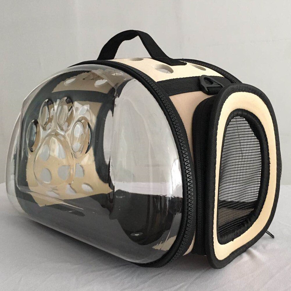 Transparante Pet Tas Mode Kat Tas Andreaskruis Huisdier Out Bag Opvouwbare Wasbare Vier Seizoenen Universele Comfortabele En Ruime