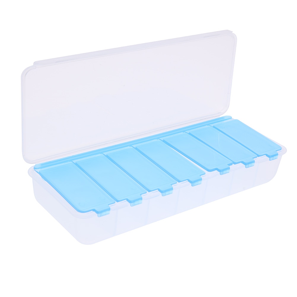7 Grids Pill Box Holder Tablet Storage Travel Pill Dispenser Storage Box Medicine Case Organizer Container Pill Box Splitters