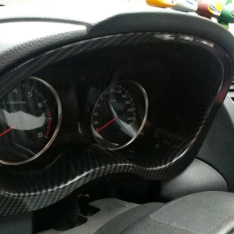 Voor Subaru Forester Xv Auto Dashboard Instrument Screen Cover Trim Frame Abs Carbon Fiber graan