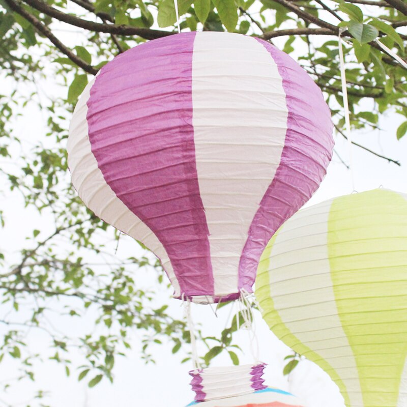 12 Inch Christmas Hanging Paper Lanterns Air Balloon Paper Lanterns Birthday Party Decor Lamp Wedding Festival Supplies