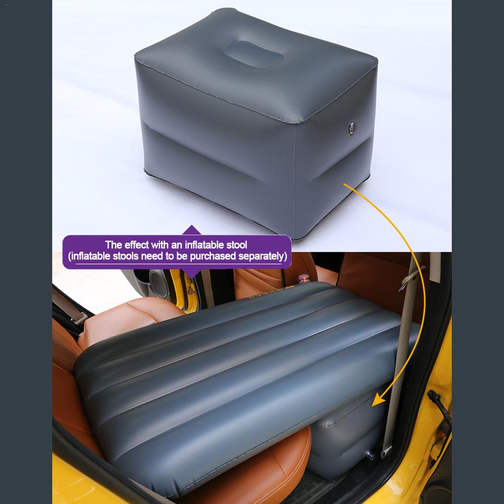 Air Inflatable Travel Car Bed Air Mattress Camping Outdoor Back Seat Auto Cushion For Car Travel Air Bed Car Raised Airbed